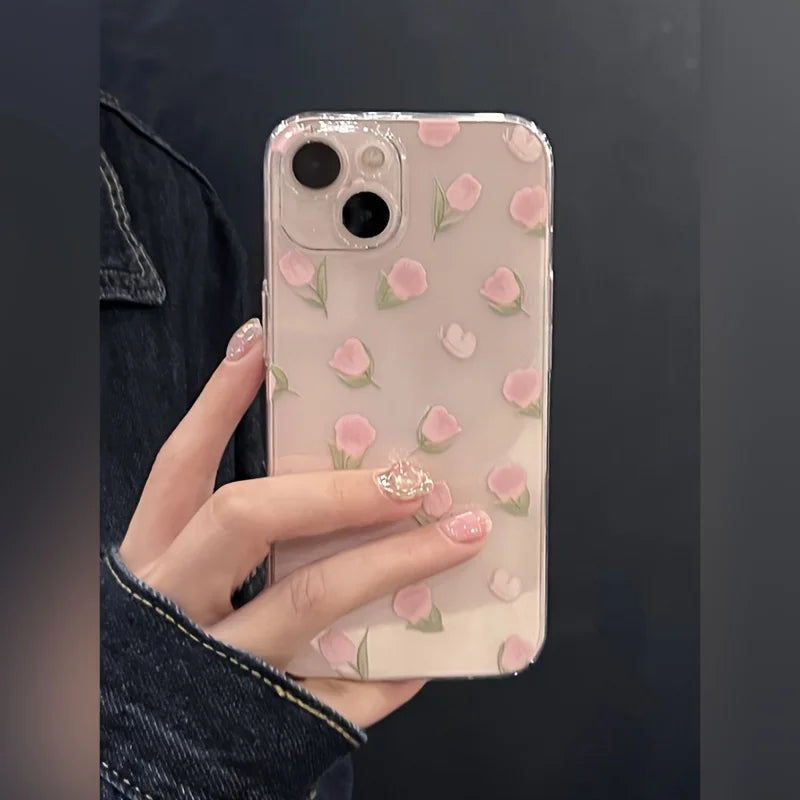 Floral TPU Phone Case
