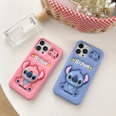 3D Stitch Case with Stand Holder for iPhone
