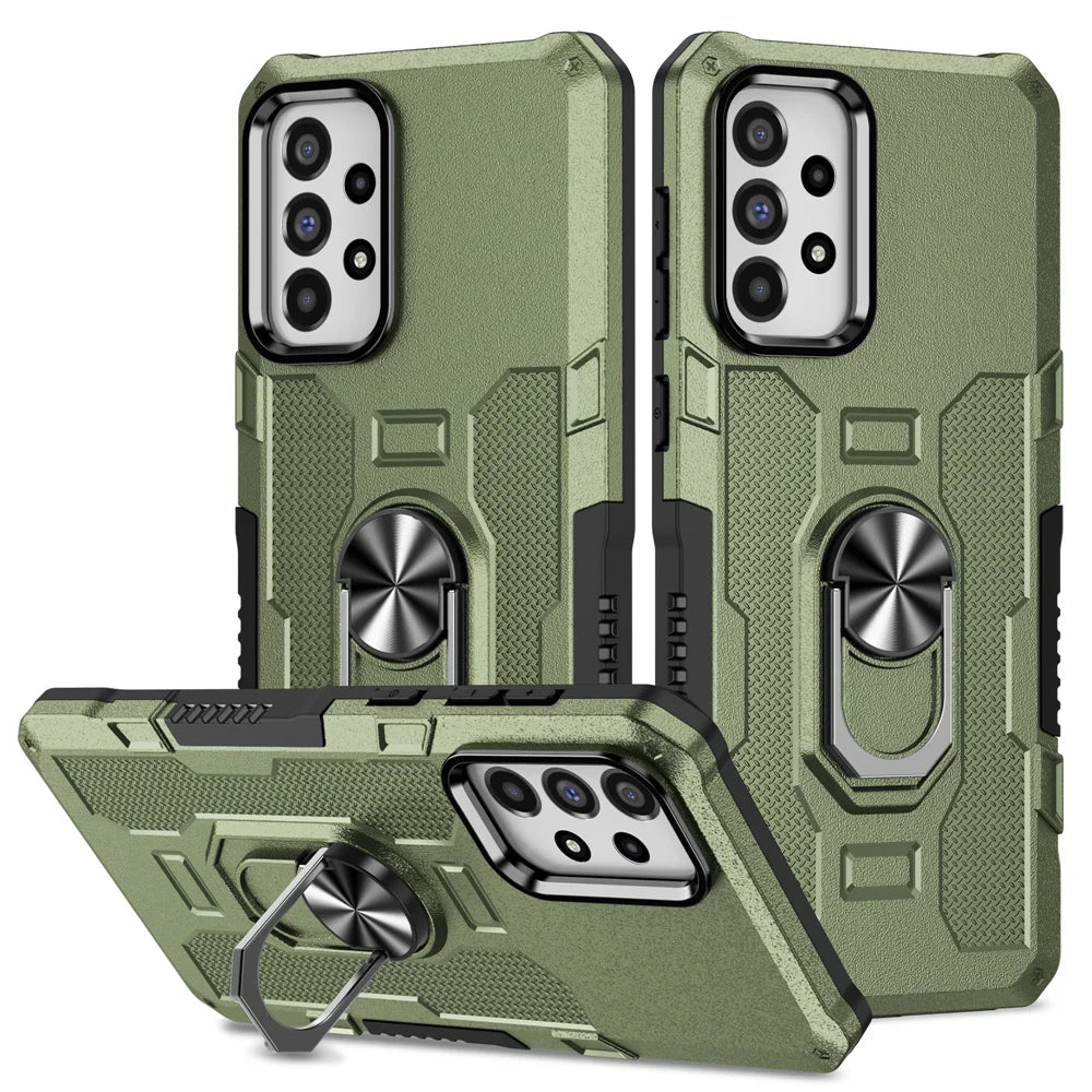 Shockproof Armor Ring Stand Case for Samsung Galaxy
