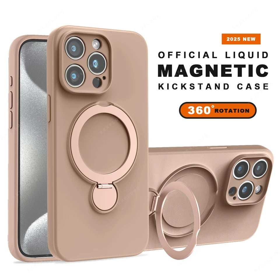 Magsafe Silicone Stand iPhone Case
