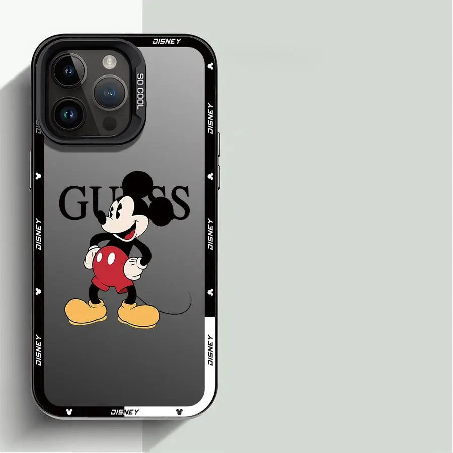 Mickey & Minnie Cartoon Soft iPhone Case