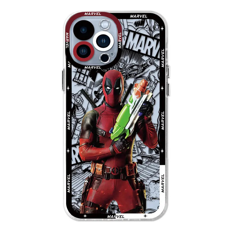 Marvel Deadpool Clear Bumper iPhone Case