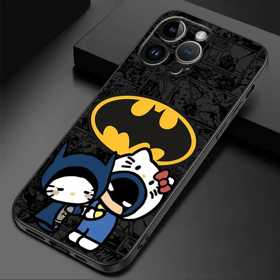 Hello Kitty × Batman iPhone Case