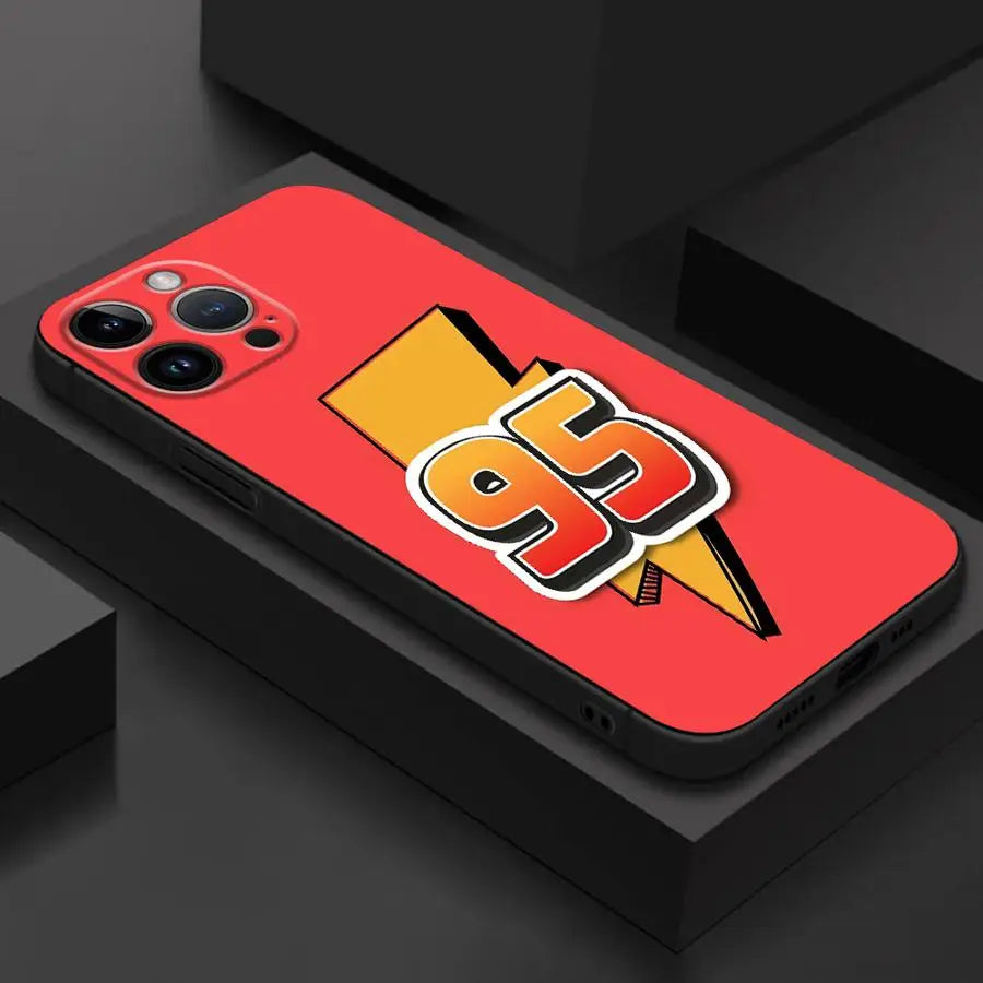 Disney Lightning McQueen Logo Phone Case for iPhone
