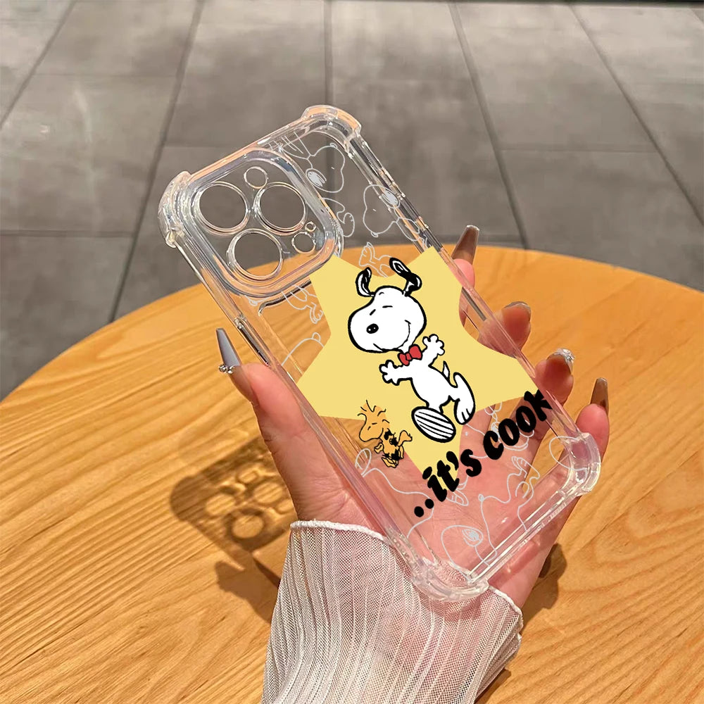 Snoopy Soft Silicone Phone Case