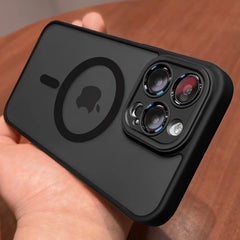 Matte Armor Wireless Charge Translucent Case For iPhone 15 14 13 11 12 Pro Max 14 Plus Magnetic For Magsafe High Quality Cover