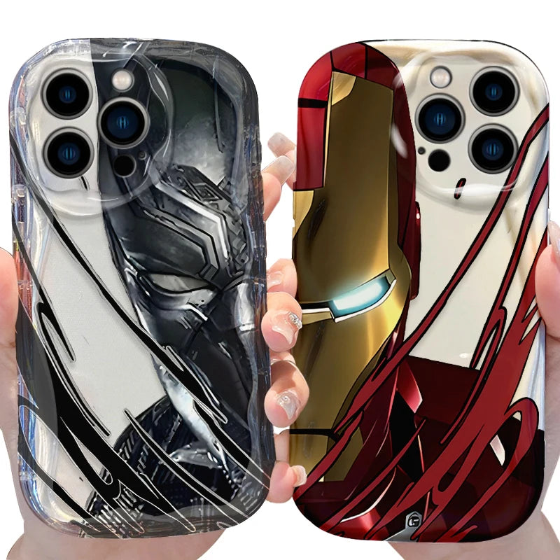Iron Man & Black Panther Phone Case
