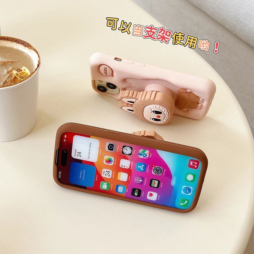 3D Labubu Cartoon Case for iPhone