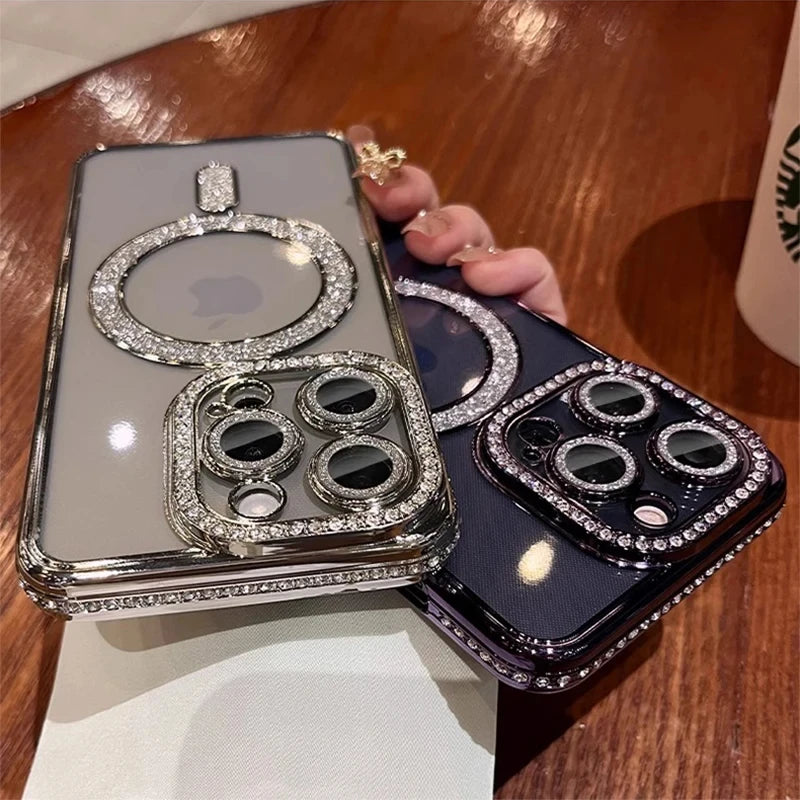 Glitter Magnetic Case for iPhone