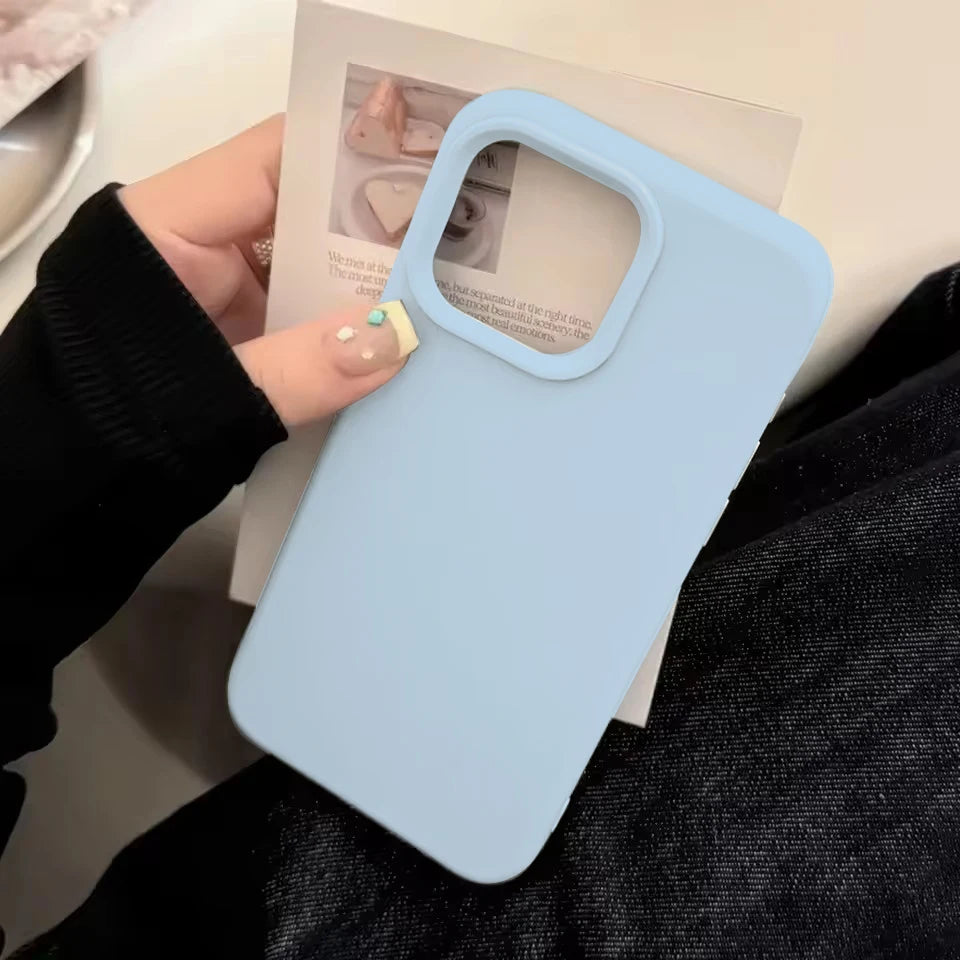 Dopamine Solid Color Silicone Phone Case
