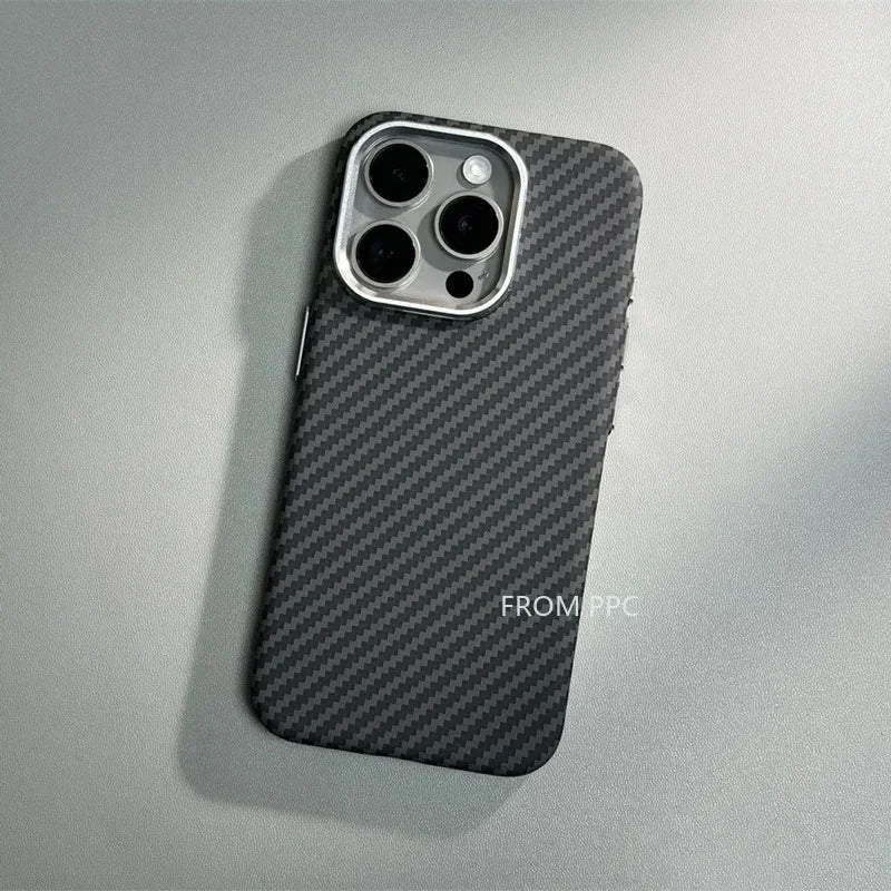 Carbon Fiber MagSafe Phone Case for iPhone