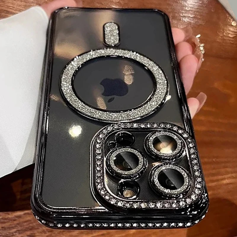 Glitter Magnetic Case for iPhone