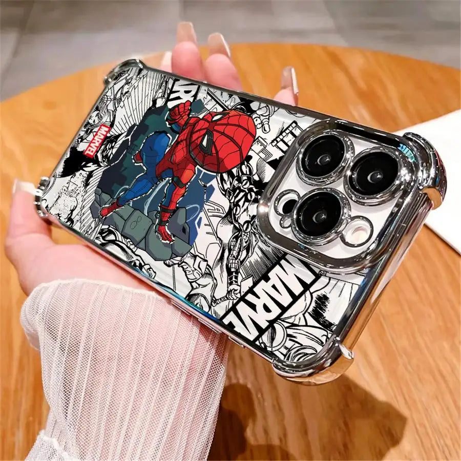 Spider-Man & Captain America Phone Case