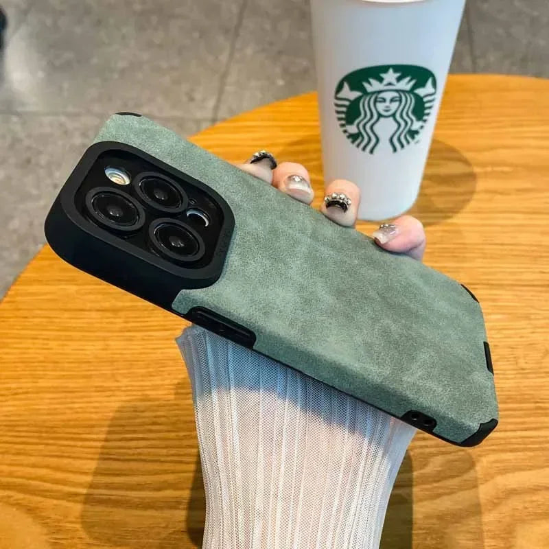Fur Leather Phone Case