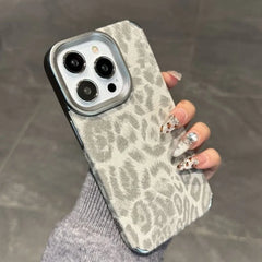 Leopard Print Leather Phone Case