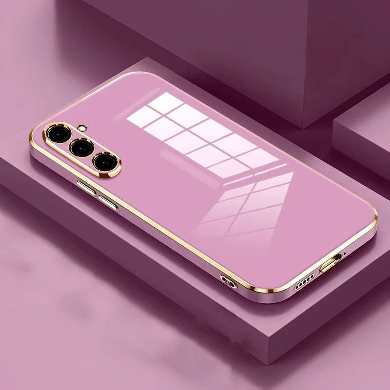 Luxury Plating Silicone Case for Samsung Galaxy