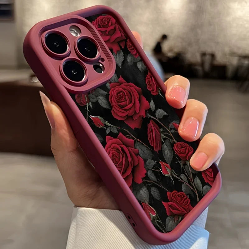 Vintage Rose Art Phone Case for iPhone