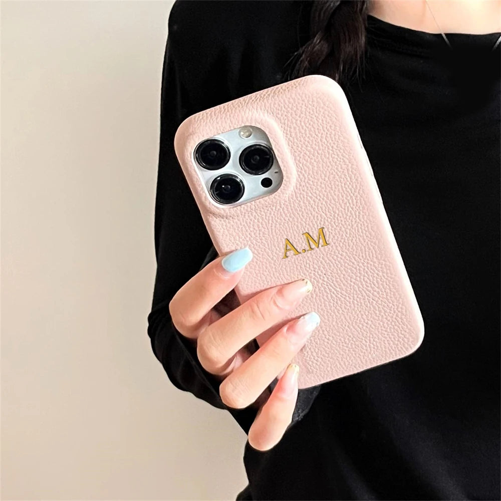 Custom Leather Case for iPhone