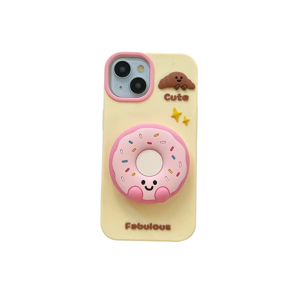 Donut Cookies Silicone Phone Case