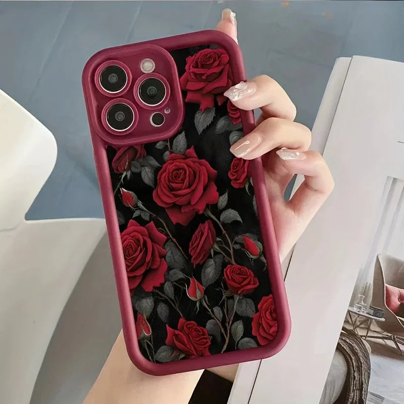 Vintage Rose Art Phone Case for iPhone