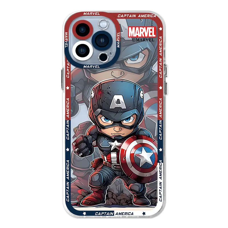 Marvel Iron Man & Spider-Man Phone Case for iPhone