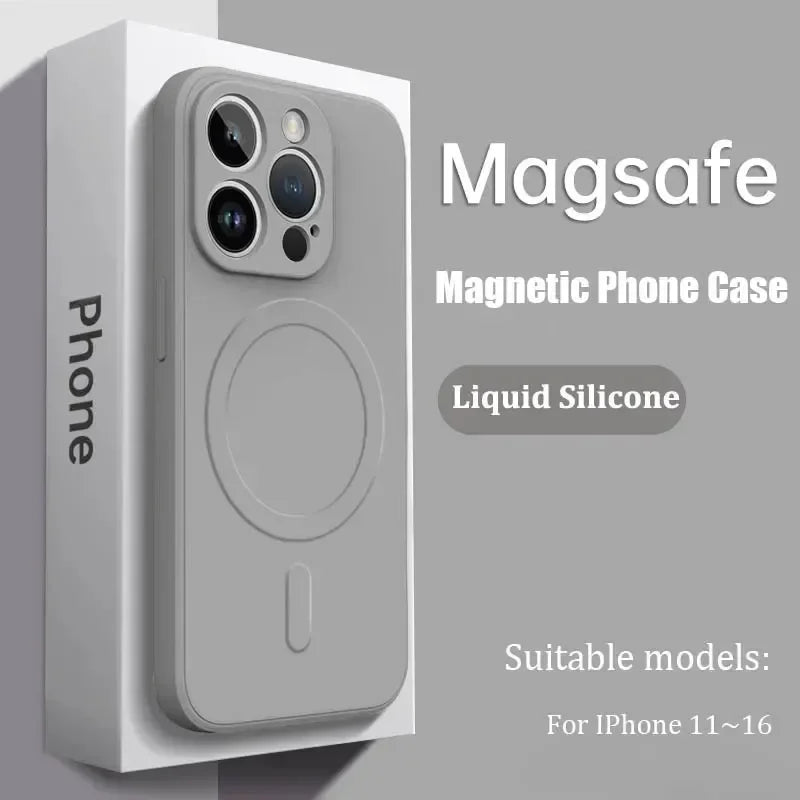 Liquid Silicone Magnetic Phone Case
