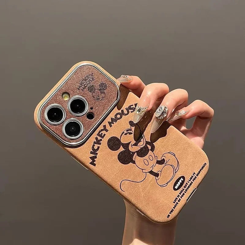 Mickey Leather Style Phone Case
