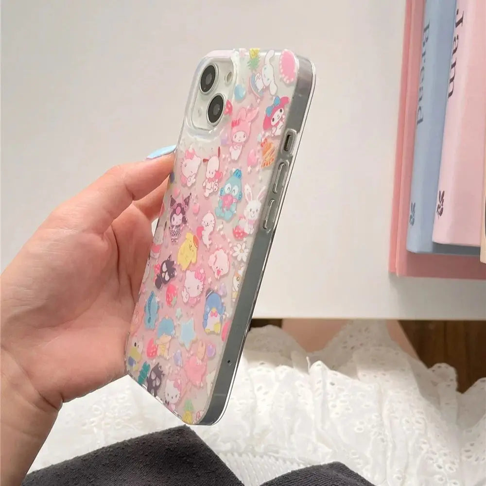 Hello Kitty & Kuromi Cartoon Phone Case