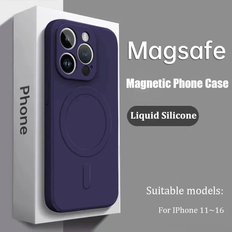Liquid Silicone Magnetic Phone Case
