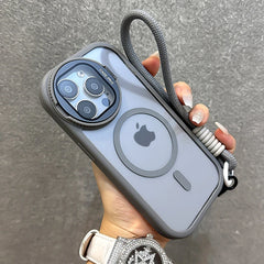 Magnetic Acrylic Case with Strap for iPhone