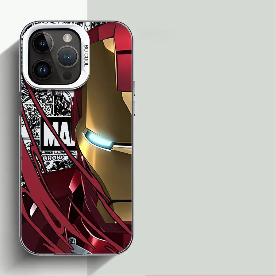 Spider-Man Half Face Soft iPhone Case