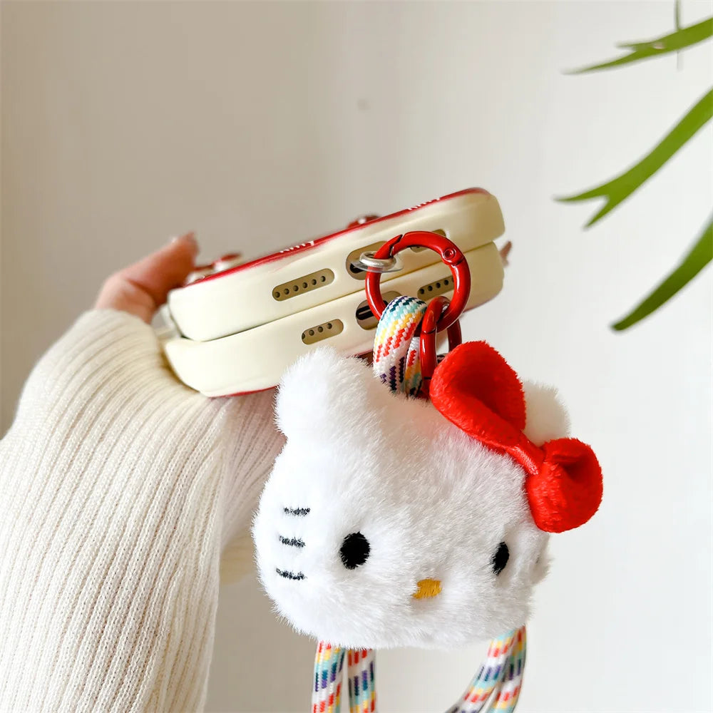3D Hello Kitty Camera Case with Strap for iPhone