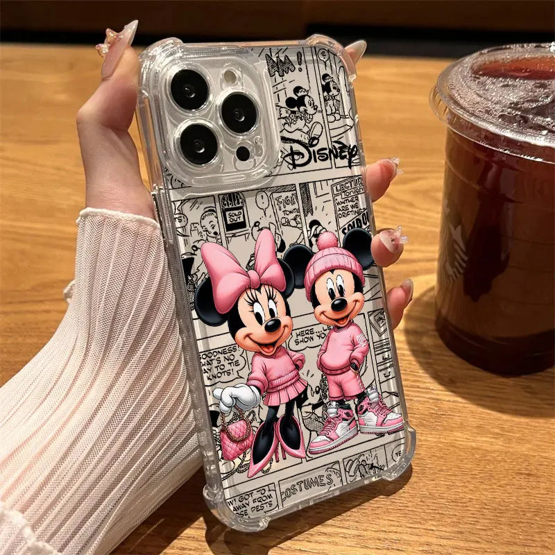Mickey & Minnie Clear Phone Case