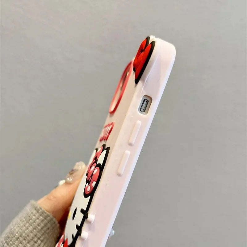 3D Hello Kitty Heart Case for iPhone
