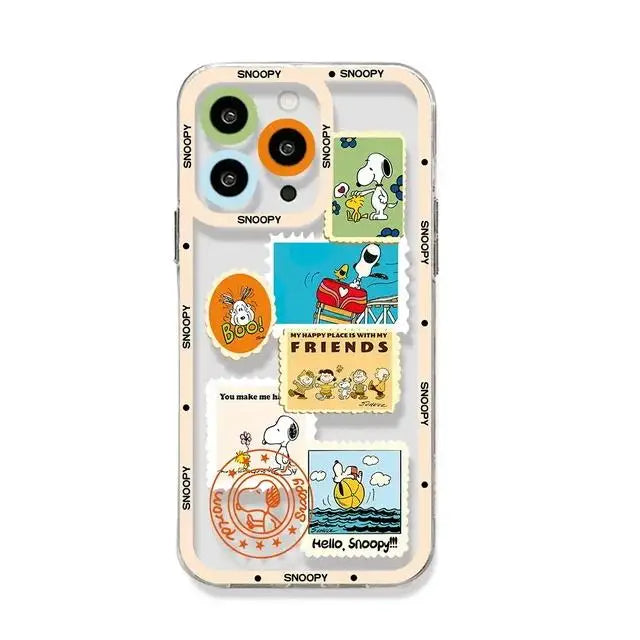 Clear Snoopy Soft Case for iPhone