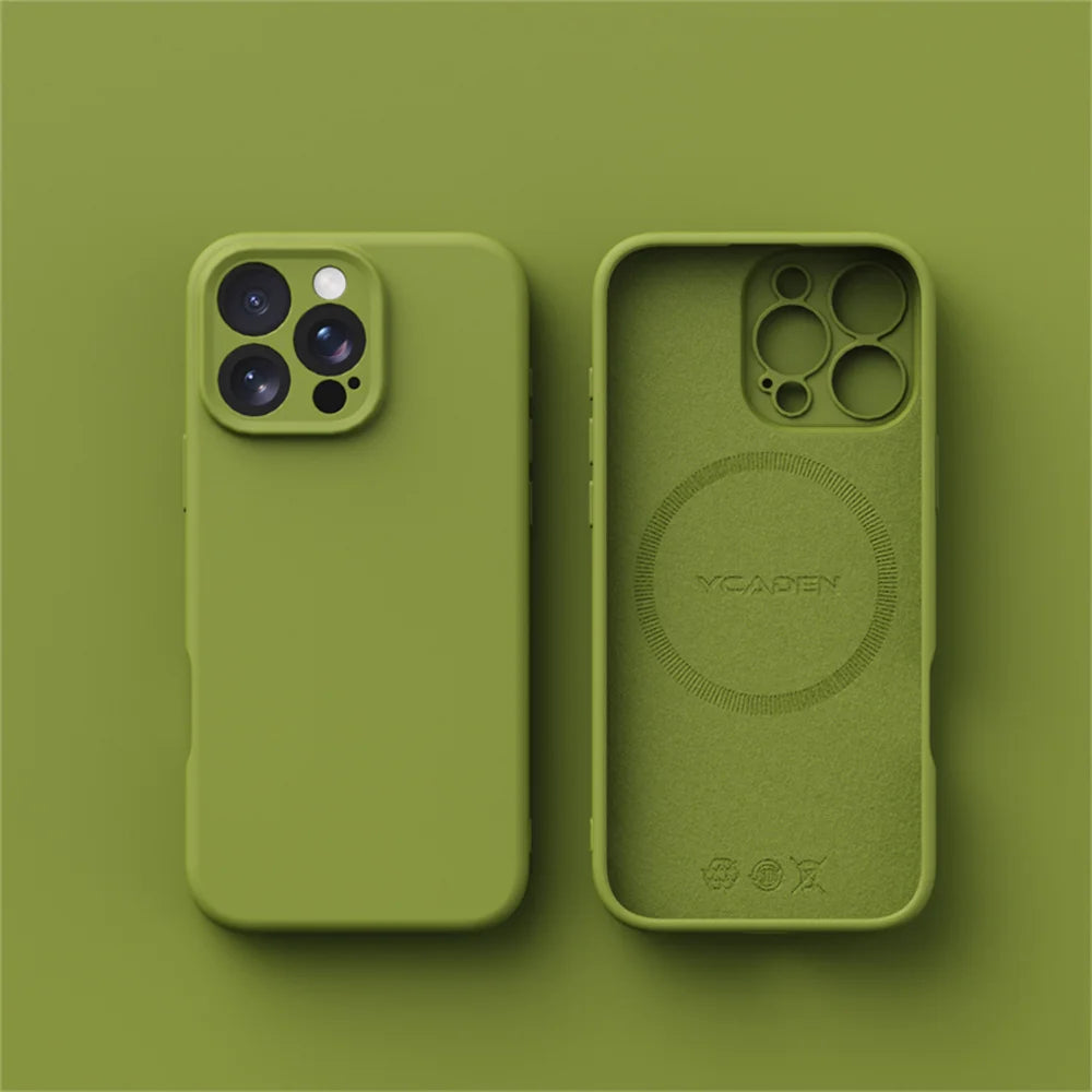 Liquid Silicone Magsafe Phone Case for iPhone