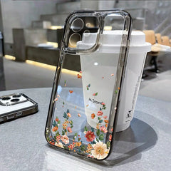 Transparent Flower Phone Case for iPhone