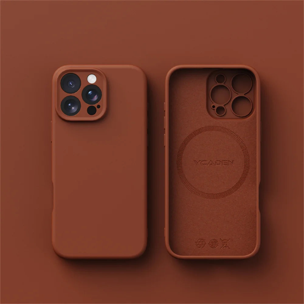 Liquid Silicone Magsafe Phone Case for iPhone