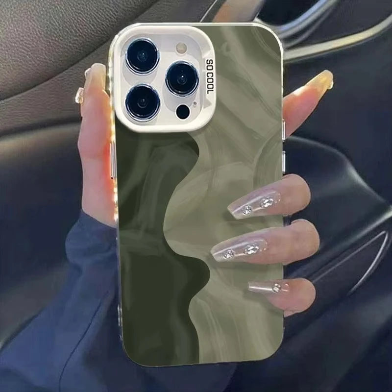 Green Frosted Phone Case