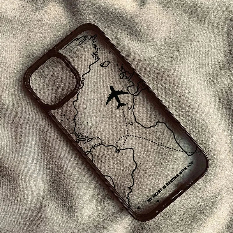 Airplane Route iPhone Case