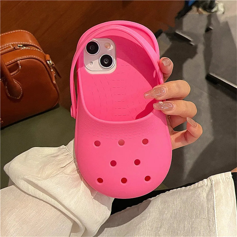 Cute Funny Slipper Design Phone Case for iPhone
