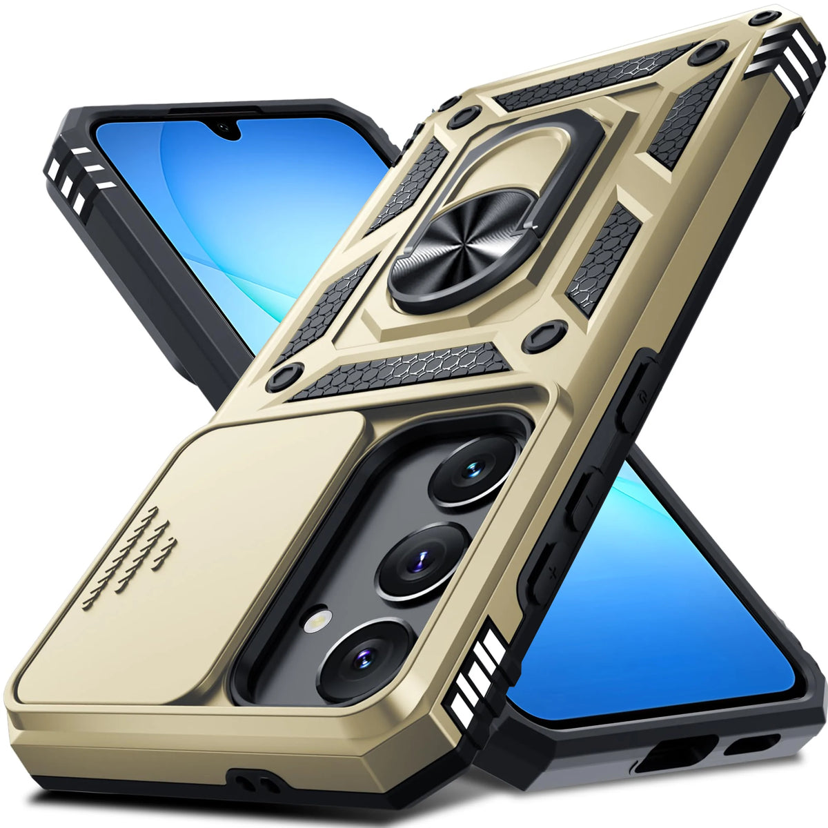Slide Camera Cover Armor Phone Case for Samsung Galaxy