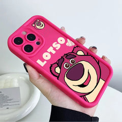 Lotso Pink Bear Clear Phone Case