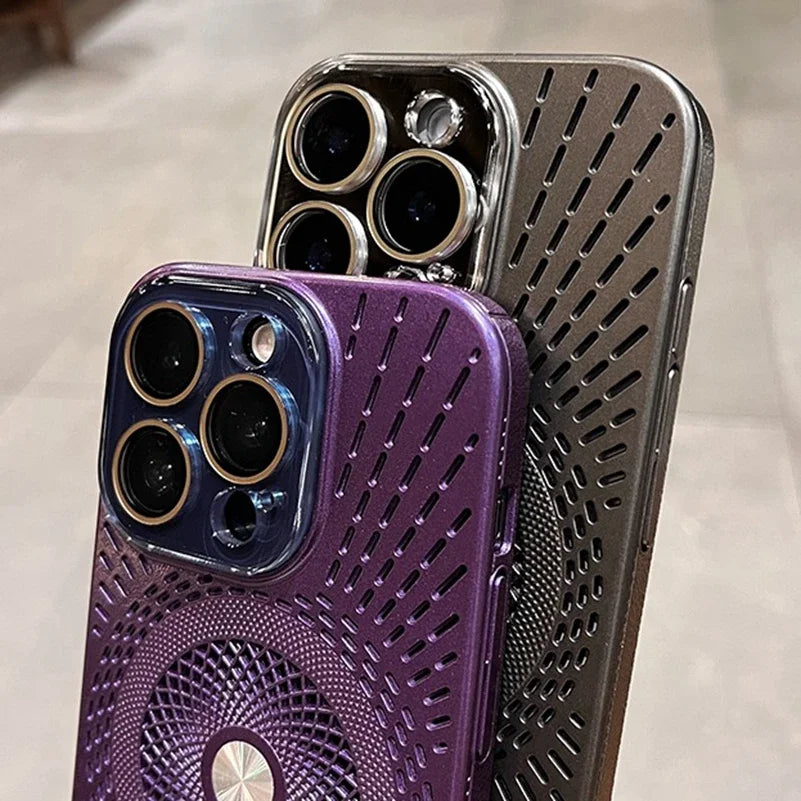 Luxury MagSafe Case with Heat Dissipation for iPhone