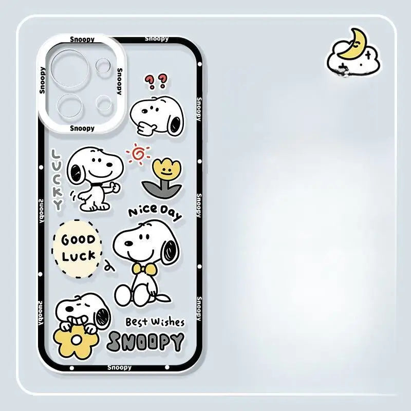 Clear Snoopy Soft Case for iPhone