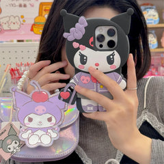 Hello Kitty & Kuromi Handbag Phone Case