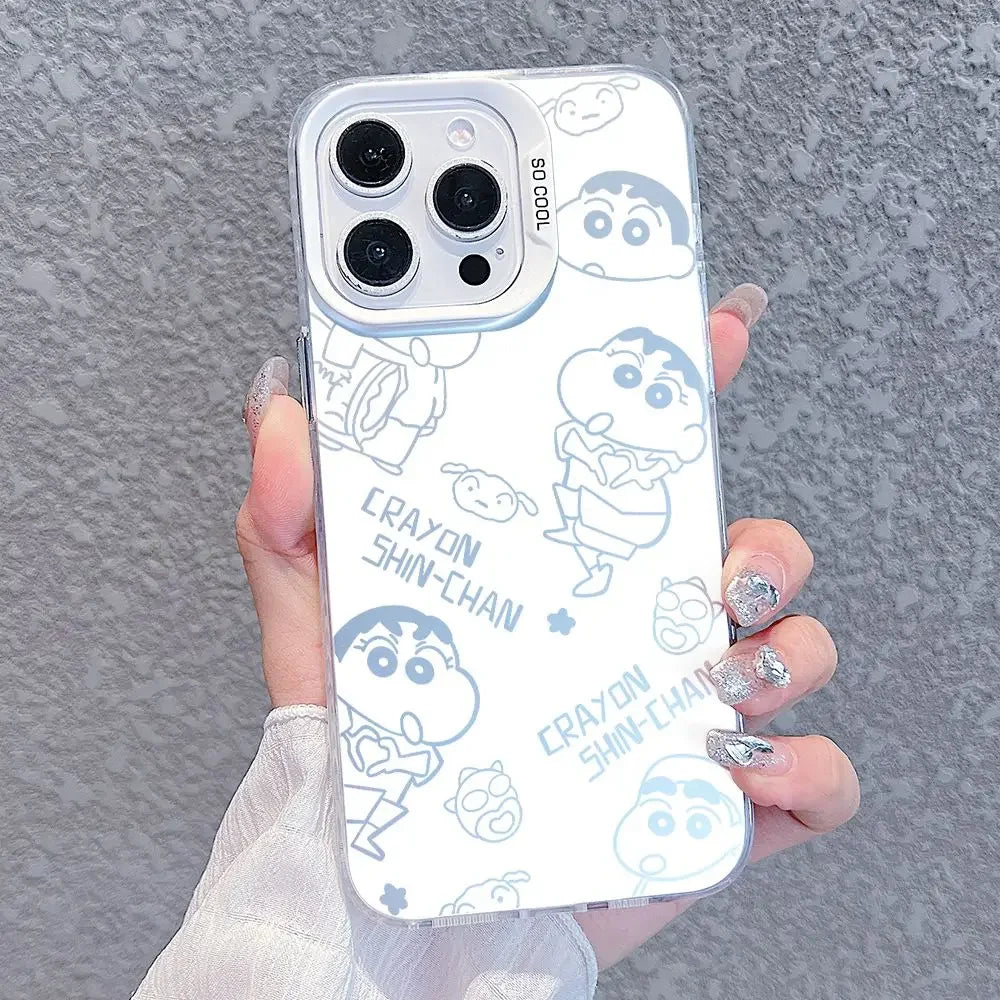 Funny Shin Chan Colorful iPhone Case