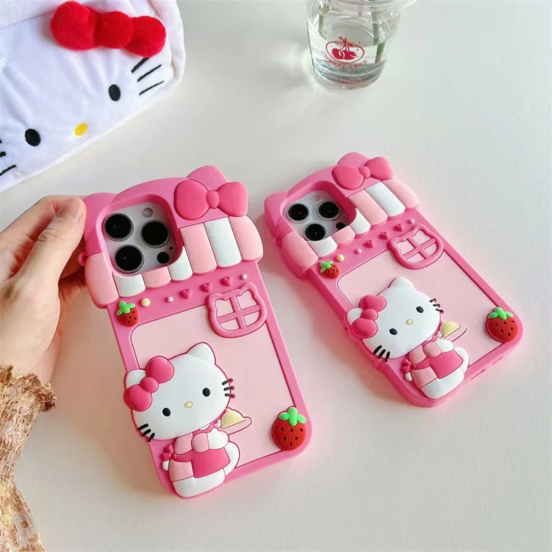 Hello Kitty Dessert Story Phone Case with Strap