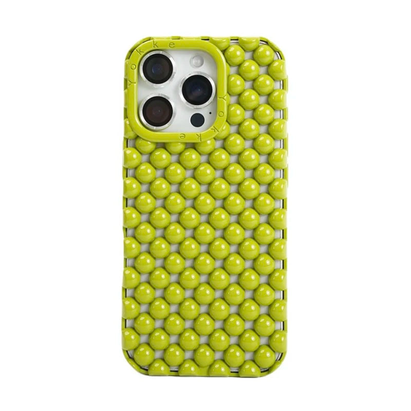 Green Pearl Hollow TPU Phone Case