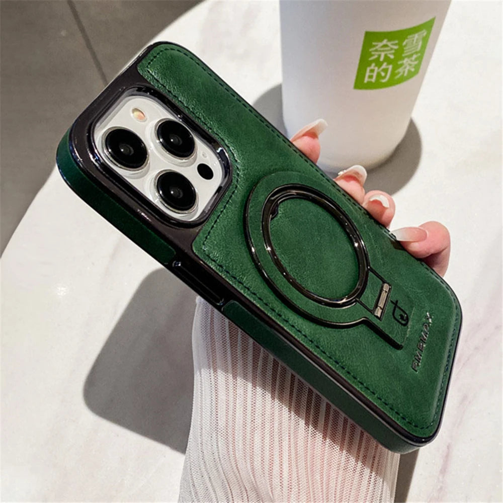 Lambskin Leather MagSafe Case